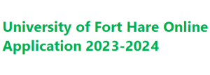 UFH Online application fee 2024-2025