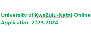 UKZN Application form 2024-2025
