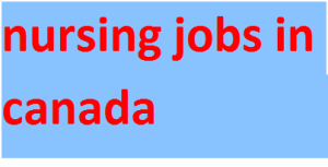 nursing jobs in canada

