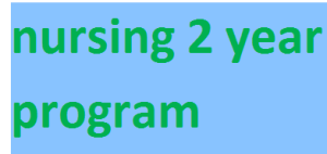 nursing 2 year program 2024-2025