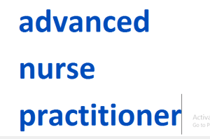 advanced nurse practitioner 2024-2025