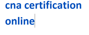 cna certification online 2024-2025