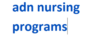adn nursing programs 2024-2025