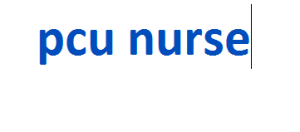 pcu nurse 2024-2025