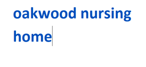 oakwood nursing home 2024-2025