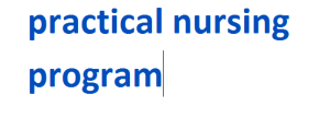 practical nursing program 2024-2025
