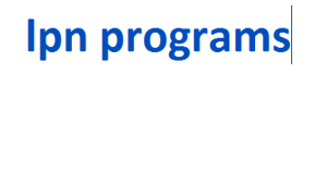 lpn programs 2024-2025