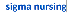 sigma nursing 2024-2025