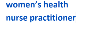 women’s health nurse practitioner 2024-2025
