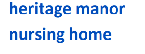 heritage manor nursing home 2024-2025