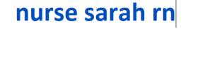 nurse sarah rn 2024-2025